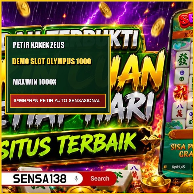 Sensa138: Karakter Visual dalam mode demo permainan slot Olympus 1000