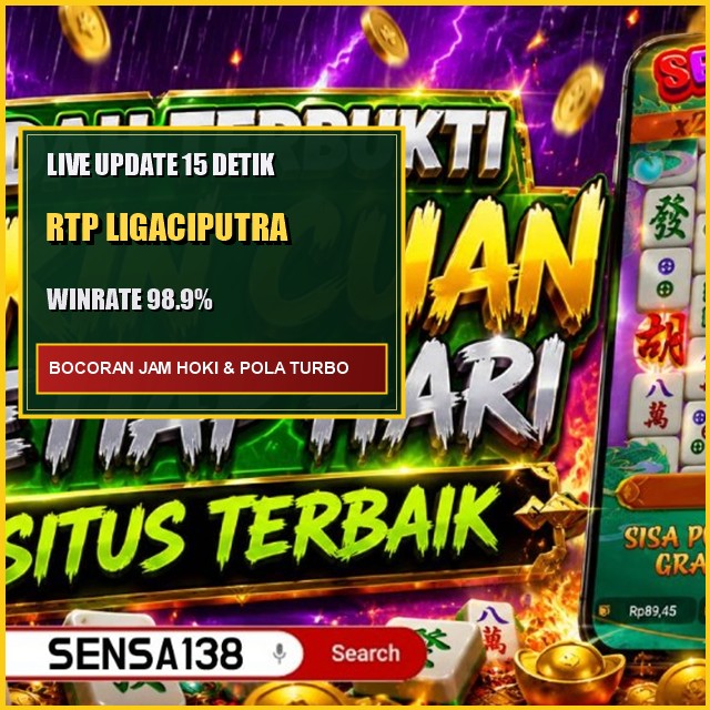 Sensa138: rtp ligaciputra Sorotan susunan menu